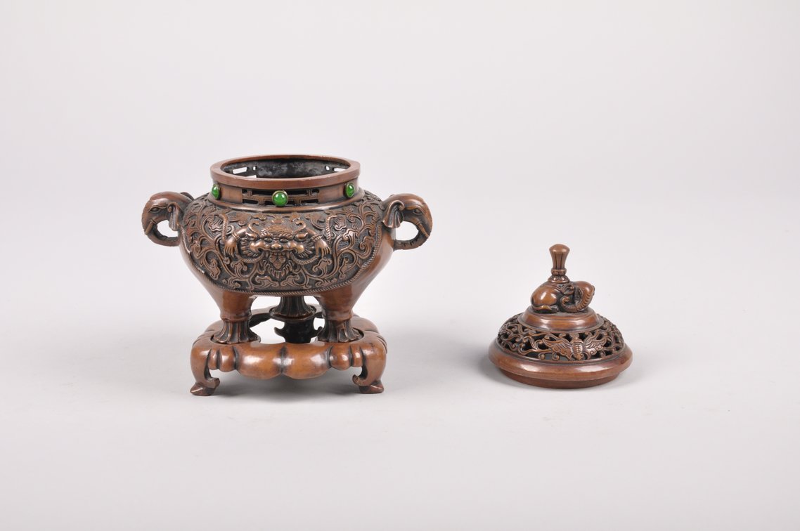 Bronze Chinese Incense Burners, photo 4 of 14