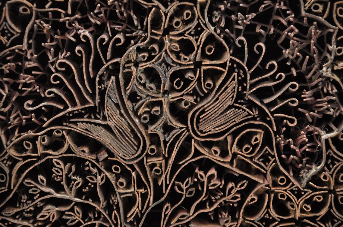 Batik Tjap Copper Stamp, Indonisian, photo 3 of 6