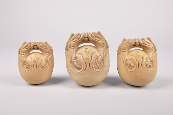 Mokugyo Buddhist Wooden Slit Drums