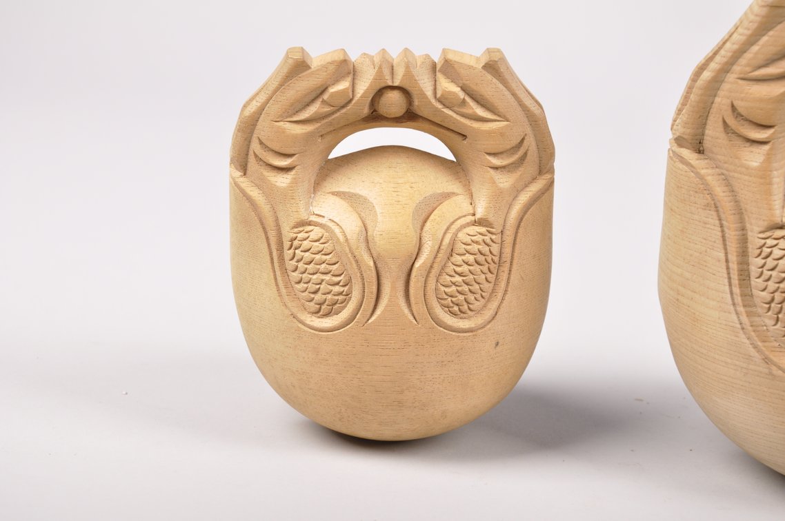 Mokugyo Buddhist Wooden Slit Drums, photo 9 of 15