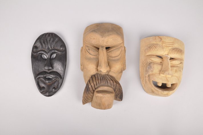 Omoto Noh Mask for Noh Theater, Japan