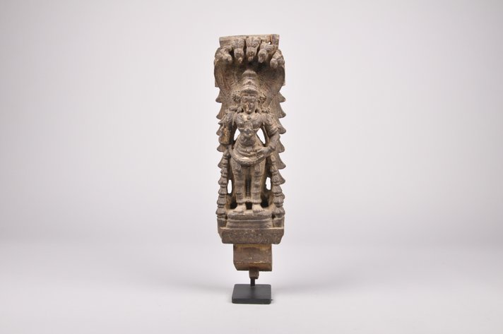 16th or 17th century Temple Carving of Vishnu from India
