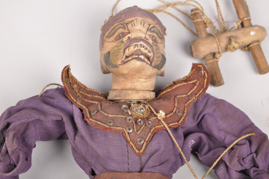 Root Carving and Yaksha Guradian Demon Puppet, photo 5 of 14