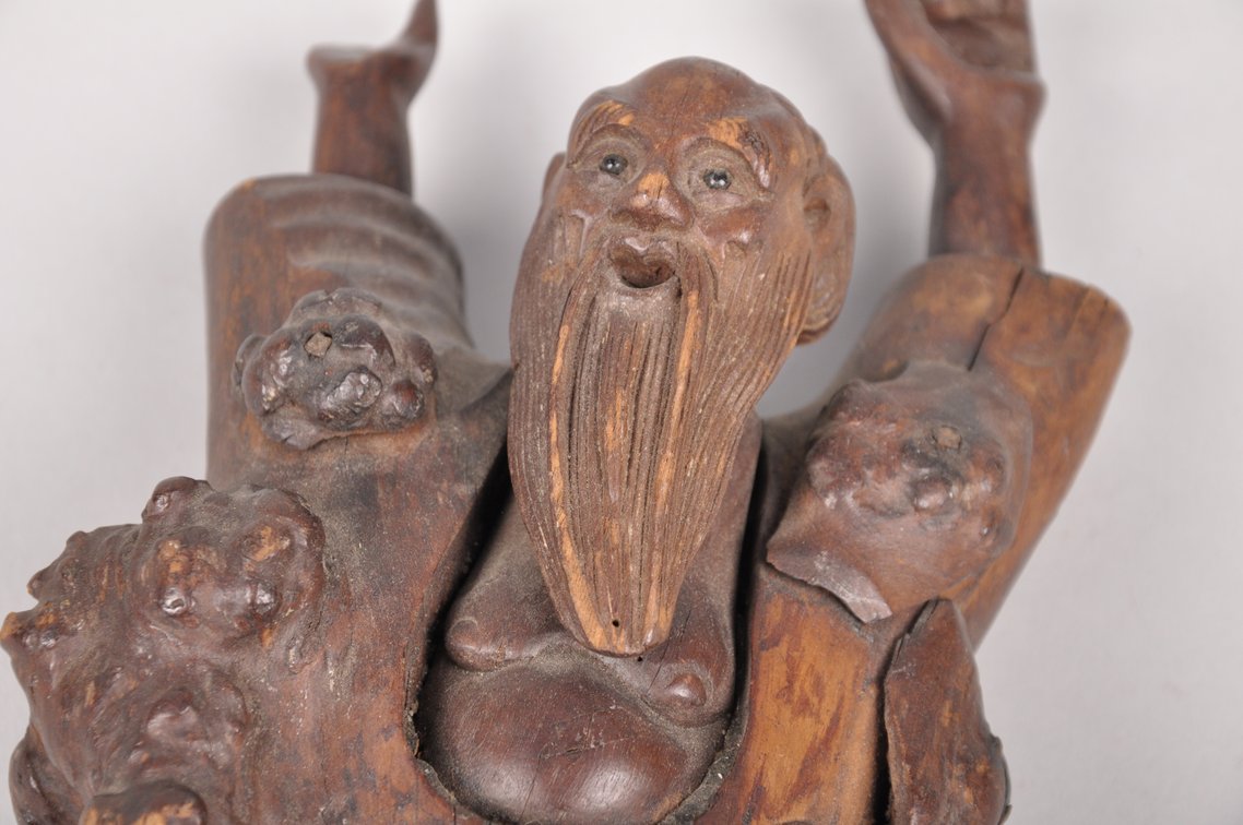 Root Carving and Yaksha Guradian Demon Puppet, photo 12 of 14