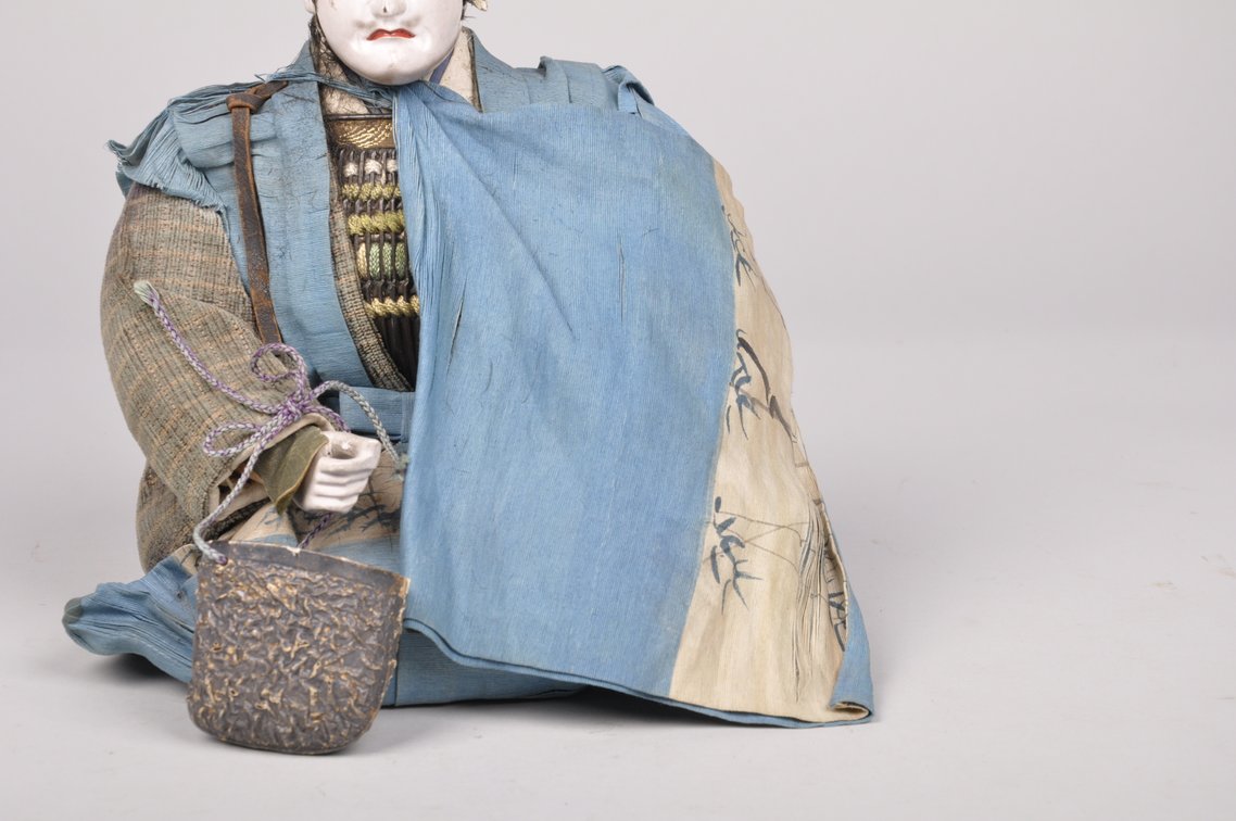 Japanese Samurai Male and Female Edo Period Dolls, photo 10 of 18