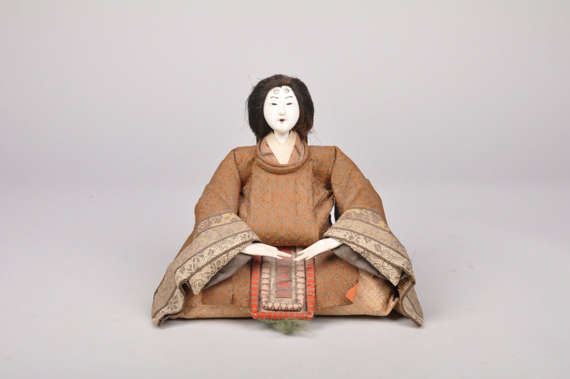 Japanese Samurai Male and Female Edo Period Dolls, photo 11 of 18
