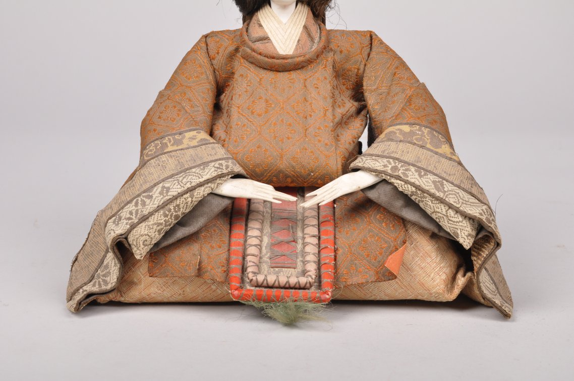 Japanese Samurai Male and Female Edo Period Dolls, photo 13 of 18