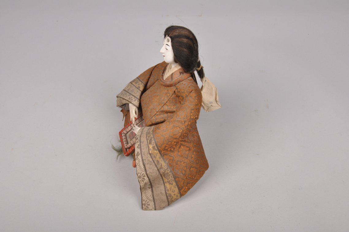 Japanese Samurai Male and Female Edo Period Dolls, photo 16 of 18