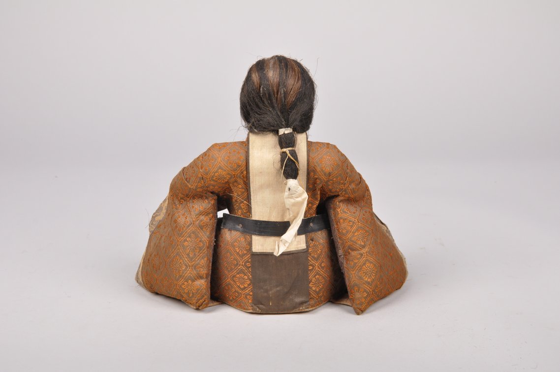 Japanese Samurai Male and Female Edo Period Dolls, photo 17 of 18