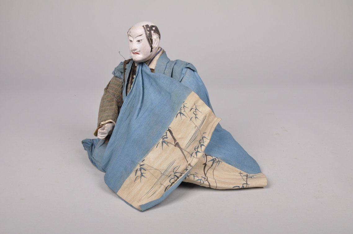 Japanese Samurai Male and Female Edo Period Dolls, photo 3 of 18