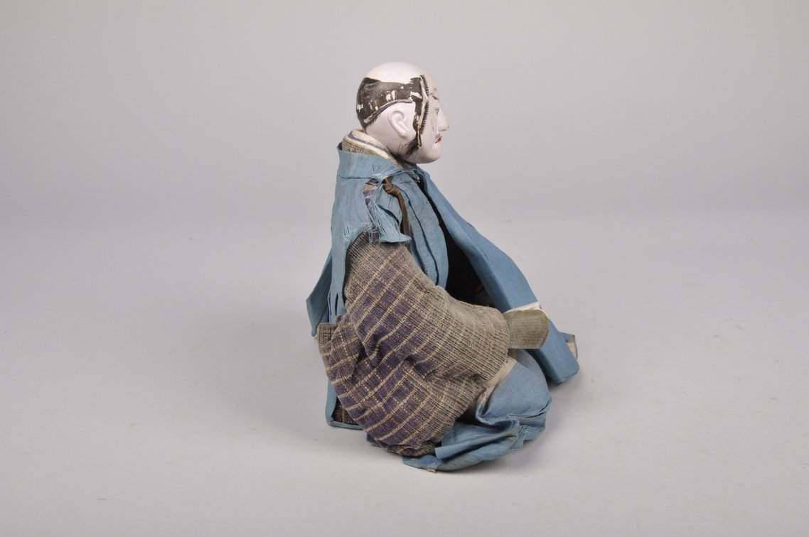 Japanese Samurai Male and Female Edo Period Dolls, photo 4 of 18