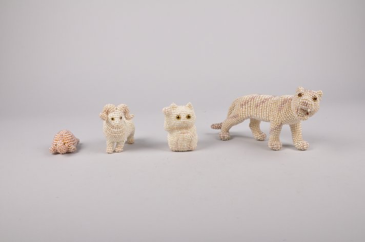 Chinese Fresh Water Pearl Animal Sculptures