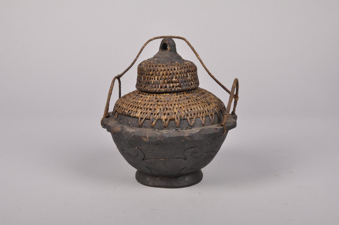 Ifugao Woven Backpack and Two Indonesian Baskets, photo 2 of 20