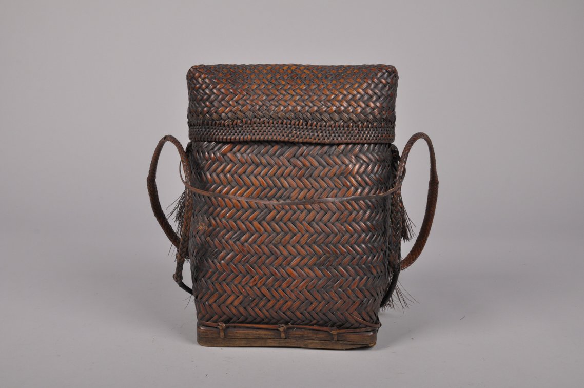 Ifugao Woven Backpack and Two Indonesian Baskets, photo 19 of 20