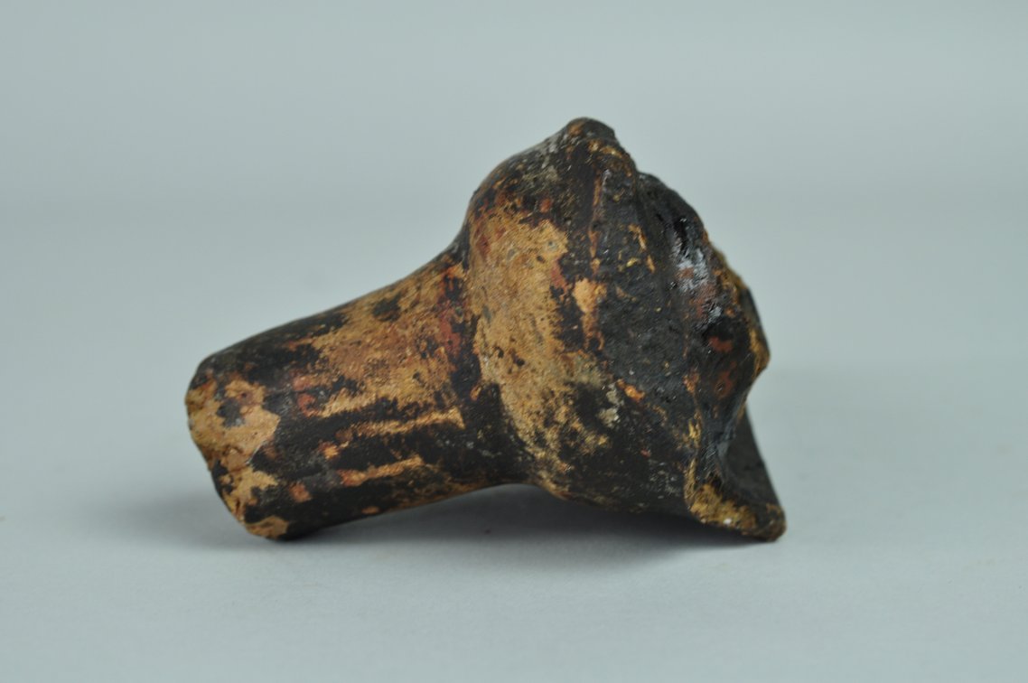 Antique Terra Cotta Oil Lamp, photo 5 of 8