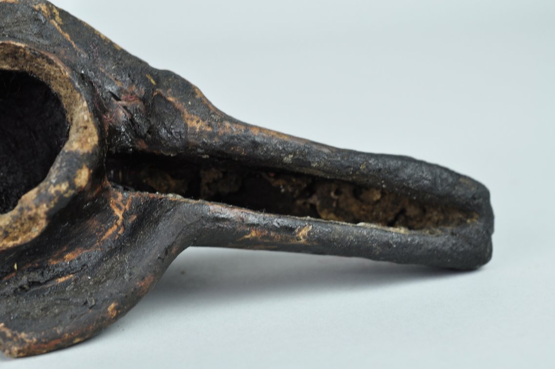 Antique Terra Cotta Oil Lamp, photo 8 of 8
