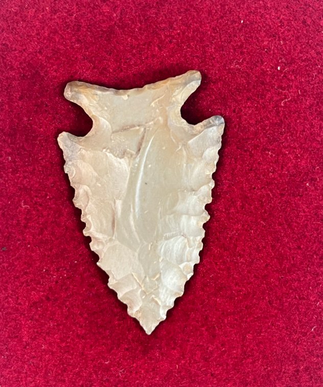 Pair Of Pine Tree Arrowheads, photo 8 of 9
