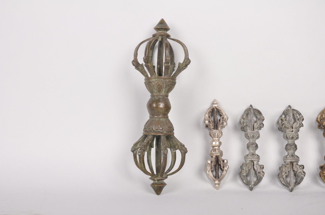 Five Tibetan Vajra Dorje Phurpa Ritual Tools, photo 3 of 6