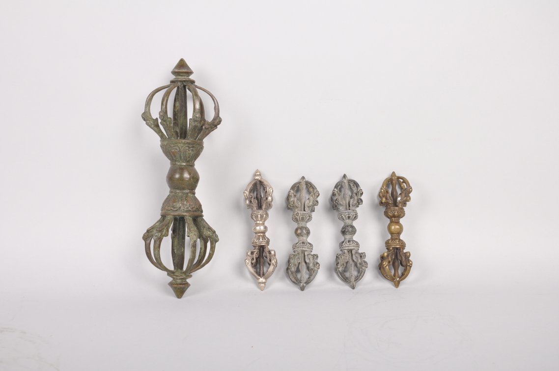 Five Tibetan Vajra Dorje Phurpa Ritual Tools, photo 2 of 6