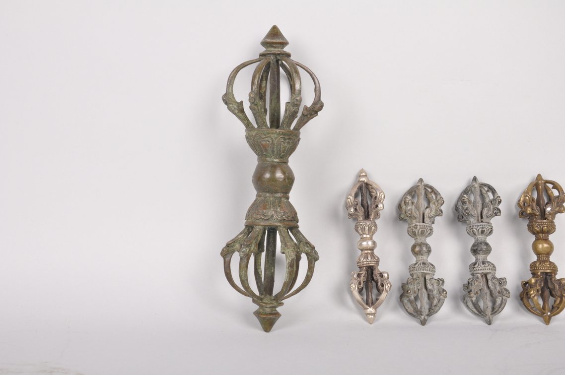 Five Tibetan Vajra Dorje Phurpa Ritual Tools, photo 4 of 6