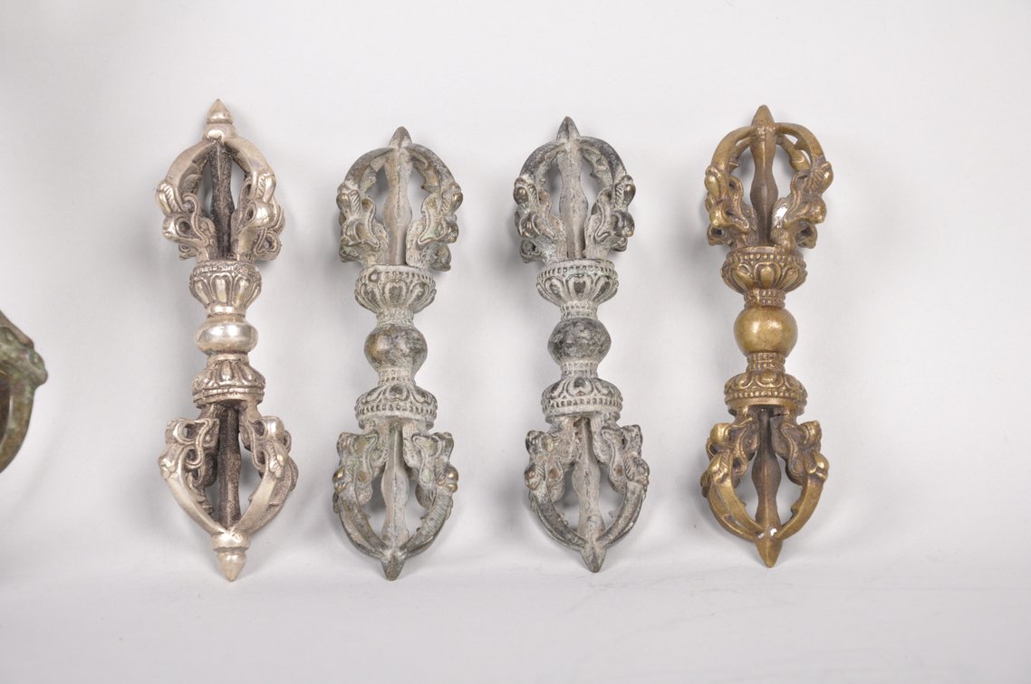 Five Tibetan Vajra Dorje Phurpa Ritual Tools, photo 5 of 6