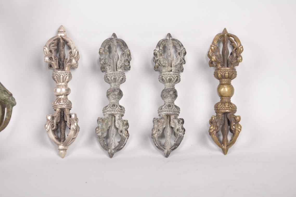 Five Tibetan Vajra Dorje Phurpa Ritual Tools, photo 6 of 6