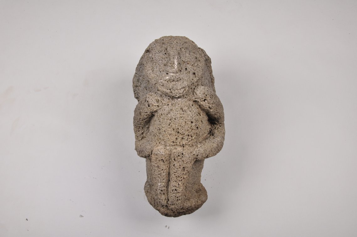 Shaman Double Headed Honeycomb Lava Rock Sculpture, photo 5 of 17