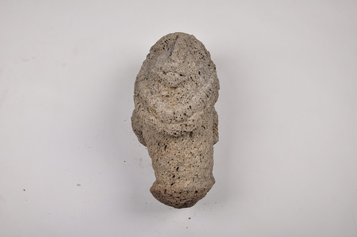 Shaman Double Headed Honeycomb Lava Rock Sculpture, photo 2 of 17