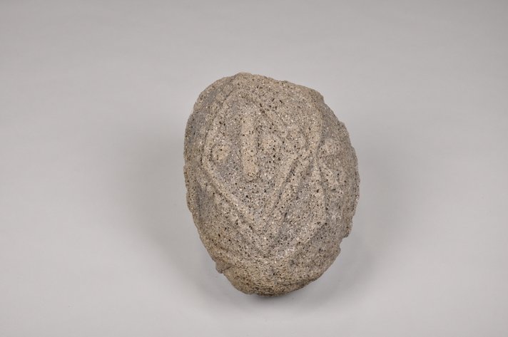 Lava Rock Carved Vessel, Nicoya Culture