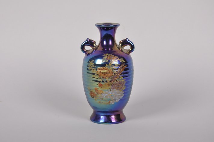 Ceramic Colorful Iridescent Vase