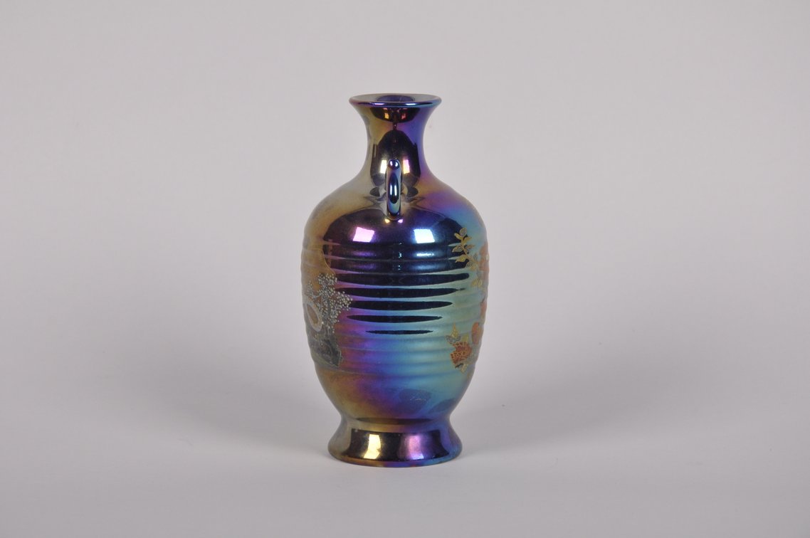 Ceramic Colorful Iridescent Vase, photo 5 of 8