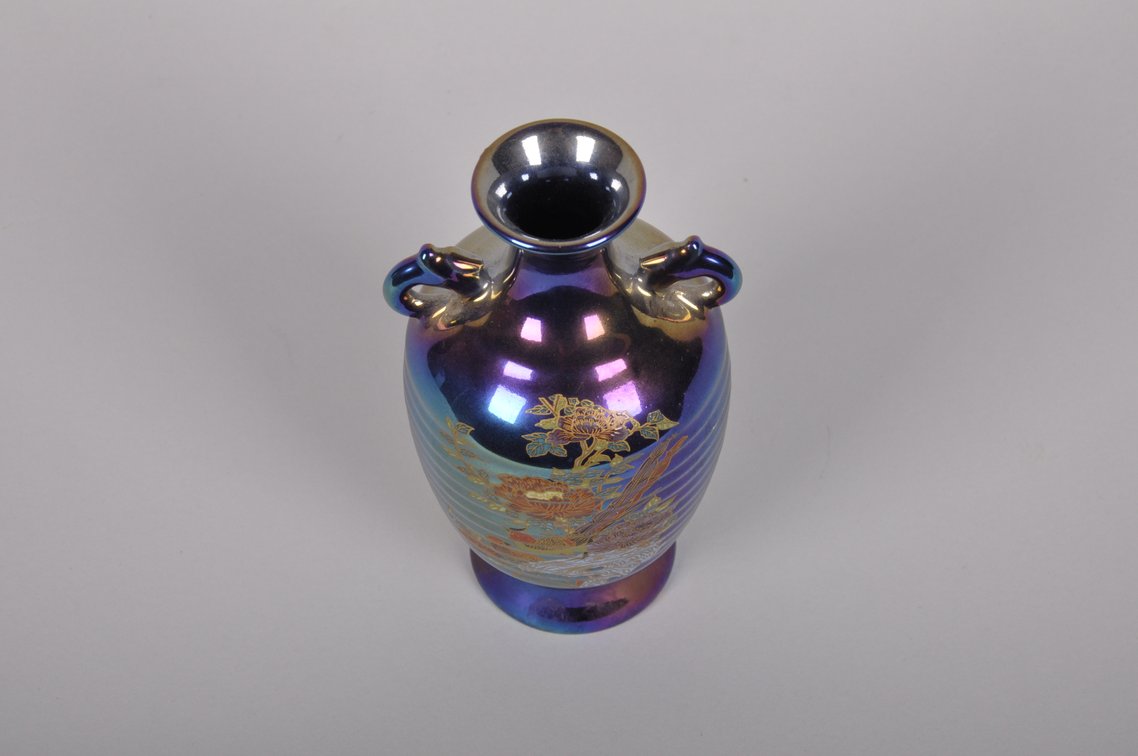 Ceramic Colorful Iridescent Vase, photo 6 of 8