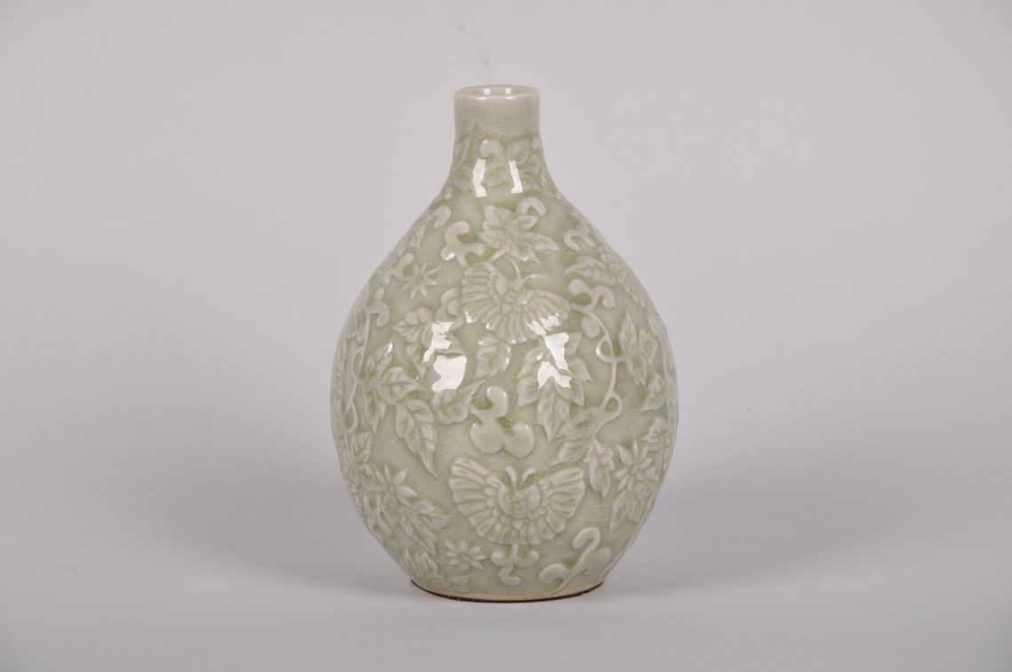 Thai Ceramic Celadon Vase, photo 4 of 8