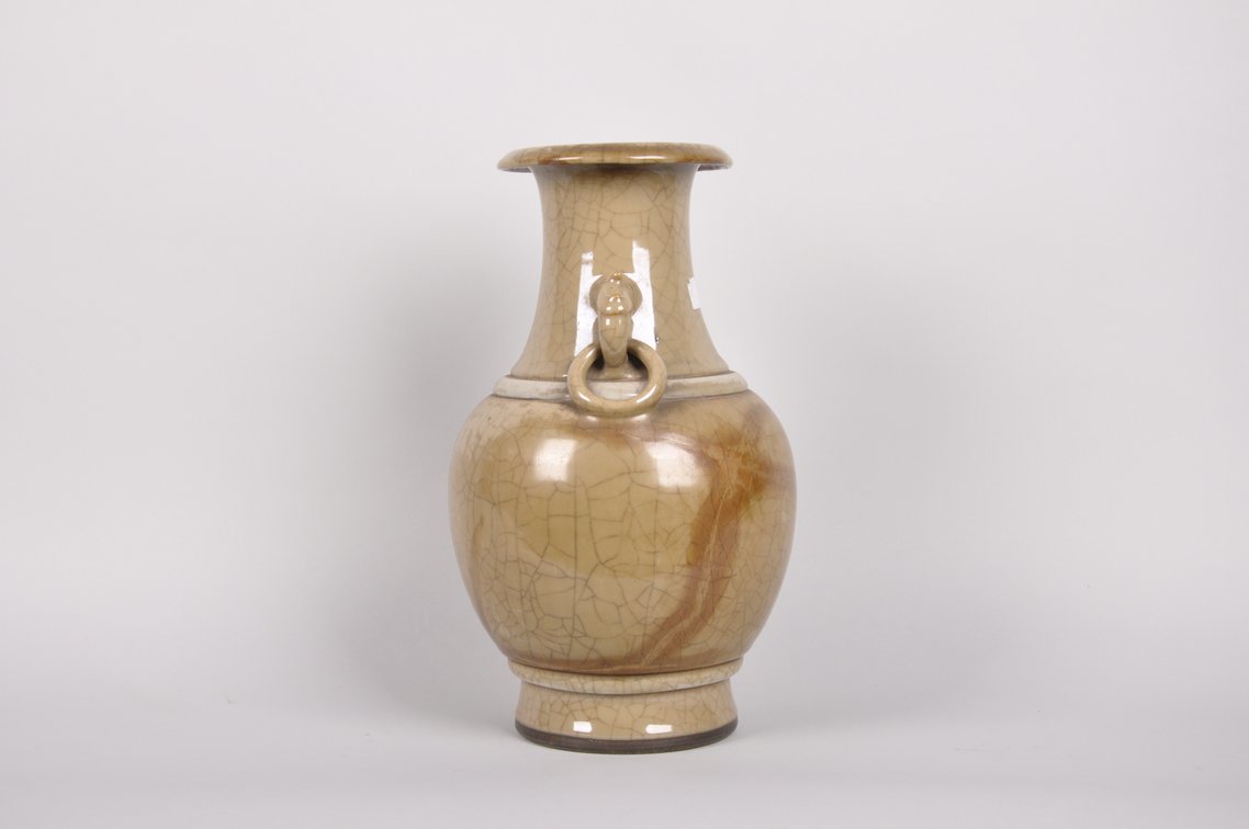 Song Dynasty  Crackle Vase with Elephant Rings, photo 3 of 7