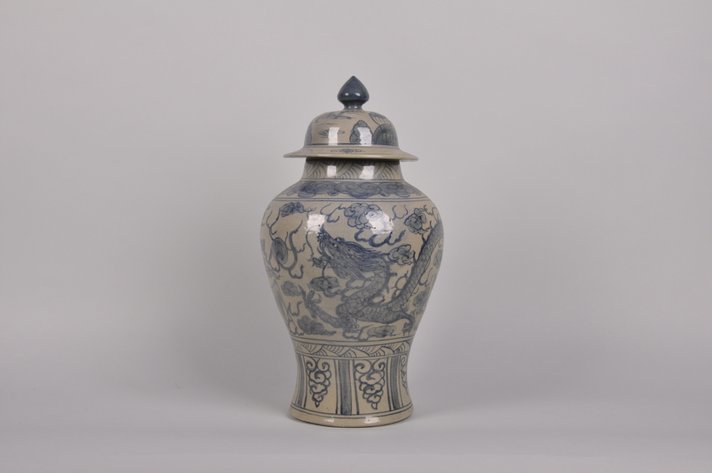 Chinese Export Earthenware Ginger Jar