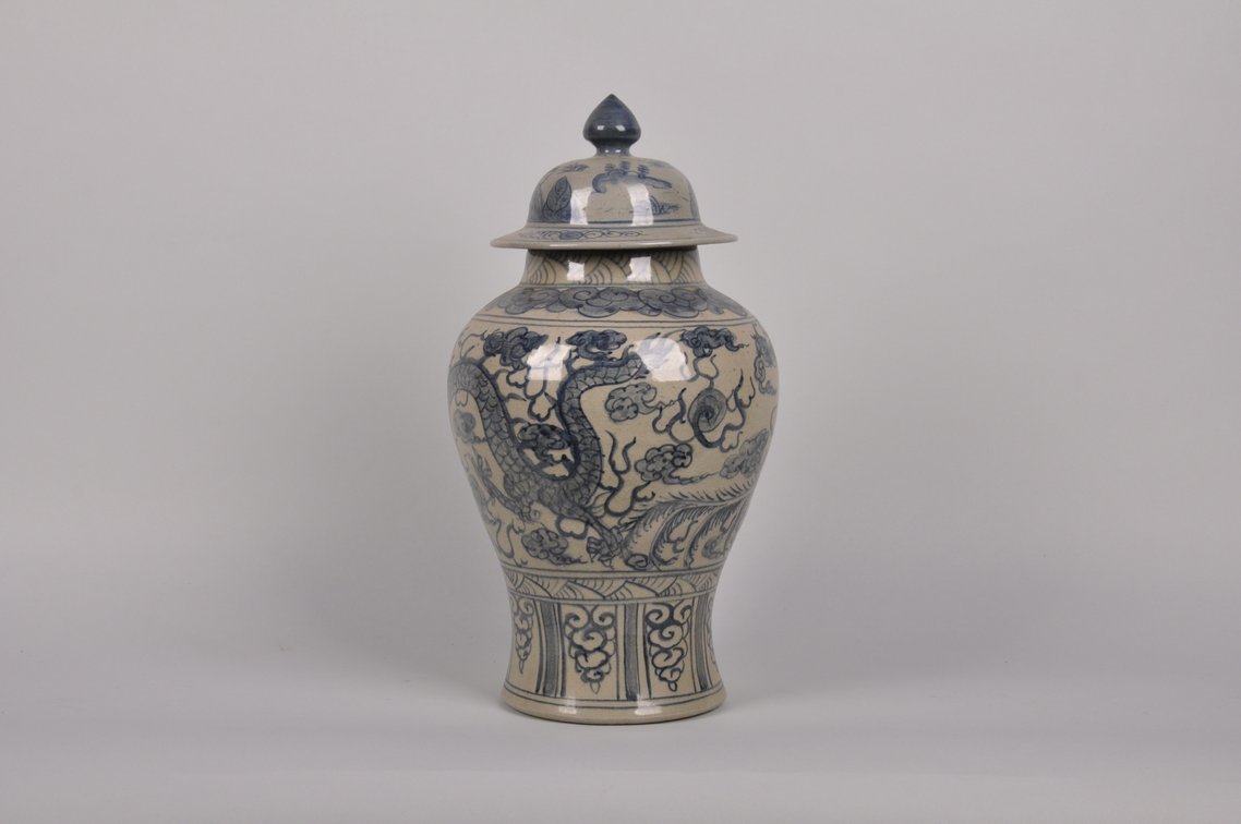 Chinese Export Earthenware Ginger Jar, photo 5 of 12