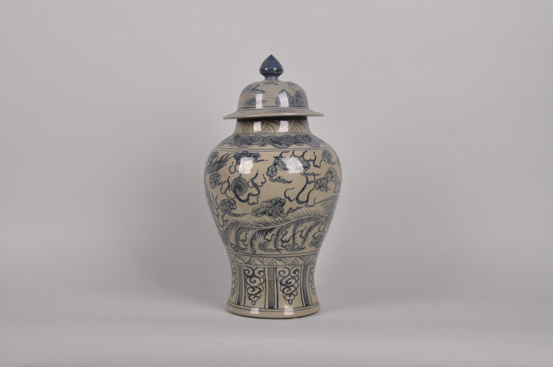 Chinese Export Earthenware Ginger Jar, photo 6 of 12