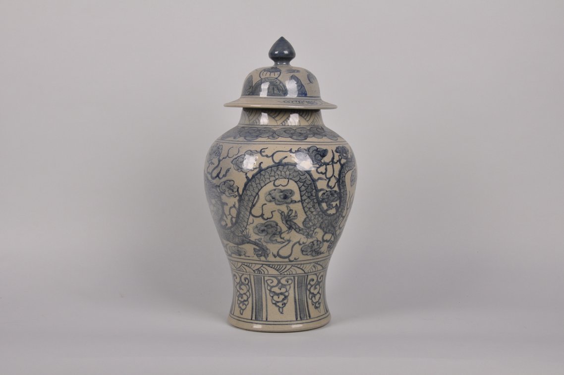 Chinese Export Earthenware Ginger Jar, photo 4 of 12