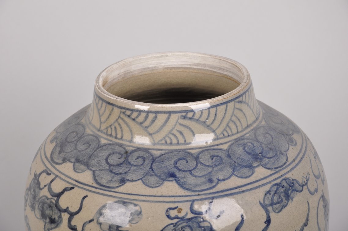Chinese Export Earthenware Ginger Jar, photo 10 of 12