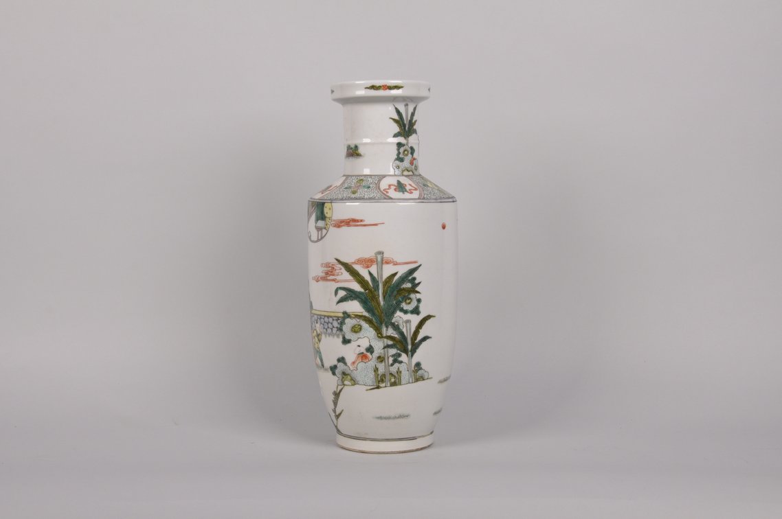 Famille Verte Porcelain Vase Kangxi Period, photo 5 of 9