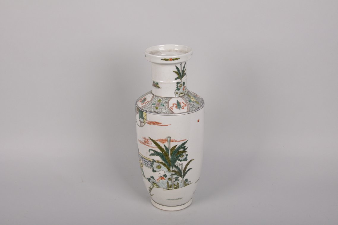 Famille Verte Porcelain Vase Kangxi Period, photo 6 of 9