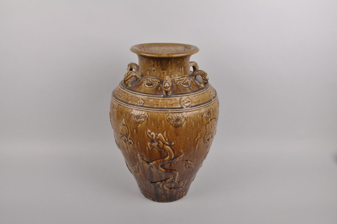 16th or 17th Century Chinese Brown Glazed Martaban Jar, photo 6 of 8
