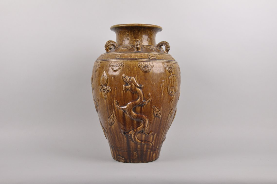 16th or 17th Century Chinese Brown Glazed Martaban Jar, photo 5 of 8