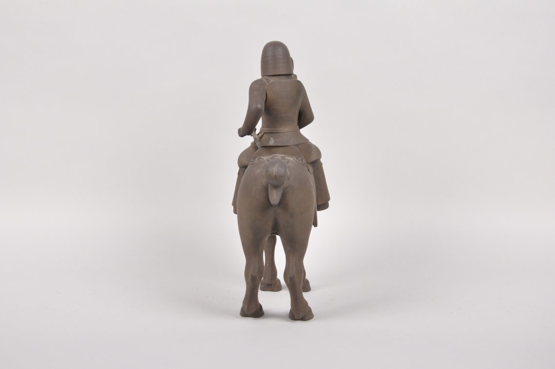 Japanese Bronze Samurai on Horseback, photo 5 of 8