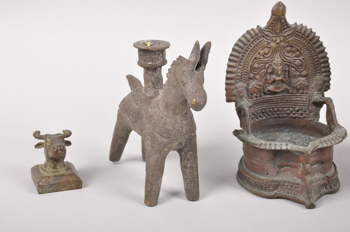 Bronze and Metal Figurines and a Candle Holders, photo 3 of 21