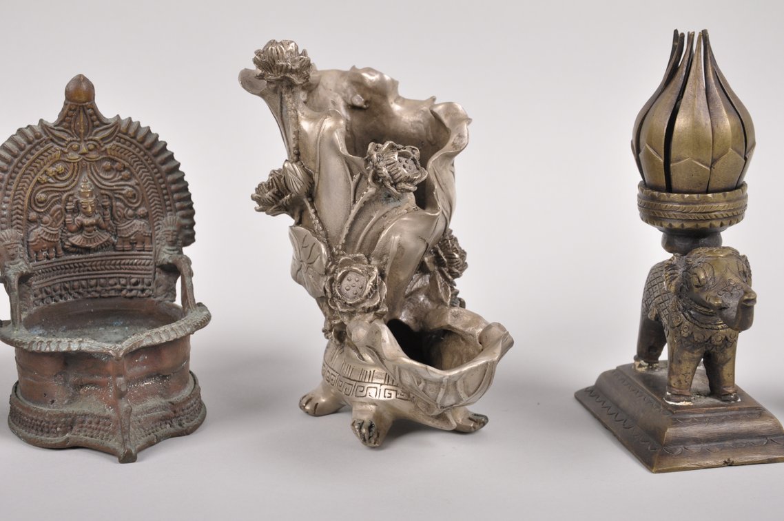Bronze and Metal Figurines and a Candle Holders, photo 5 of 21