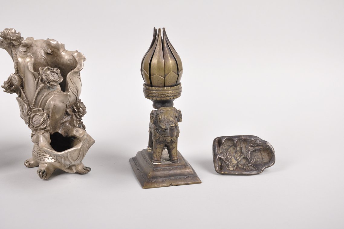 Bronze and Metal Figurines and a Candle Holders, photo 6 of 21