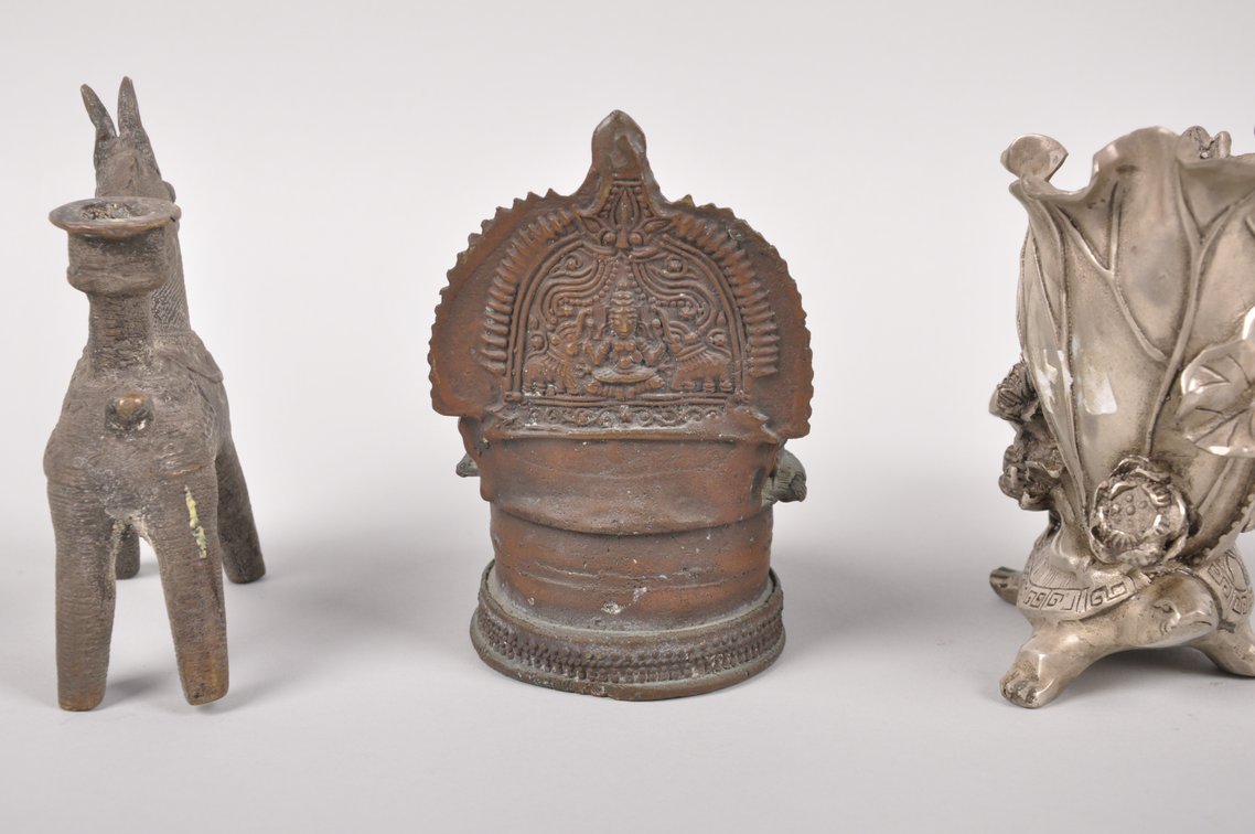 Bronze and Metal Figurines and a Candle Holders, photo 11 of 21