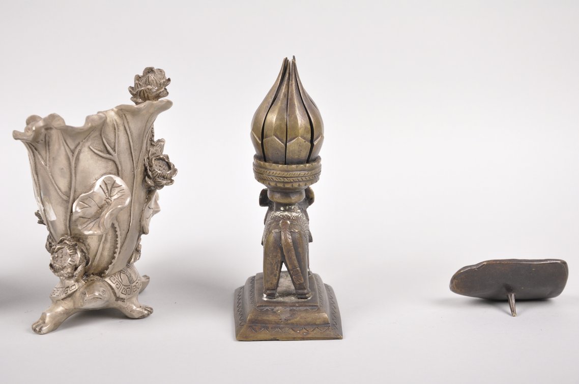 Bronze and Metal Figurines and a Candle Holders, photo 9 of 21