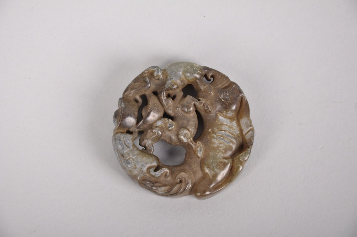 Five Carved Jade Pendants or Amulets, photo 3 of 13